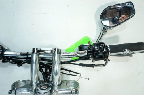06 Harley Dyna Low Rider Handlebars Triple Tree Clamps Left Right Switches 1255 - Bild 4 von 18