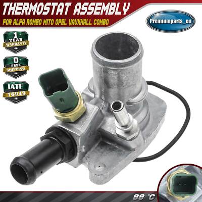 Thermostat Housing for Alfa Romeo MiTo Fiat 500 Doblo Punto Opel ...