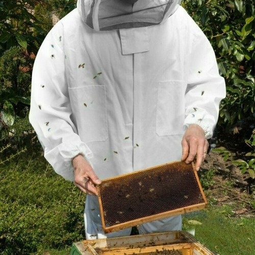 Imkeranzug Ganzkörper Kleidung Schutzanzug Overall Schutzkleidung Imkerei Anzug - Bild 4 von 16
