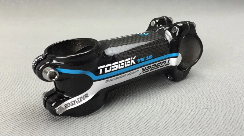 Bicicleta MTB Bicicleta de Carretera Manillar Vástago 7° 31.8*70/80/90/100/110mm Azul Foto 4 de 4