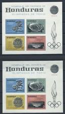 Honduras Bloc N°8** (MNH) 1965 Dentelé et N. Dentelé - J.O de Tokyo