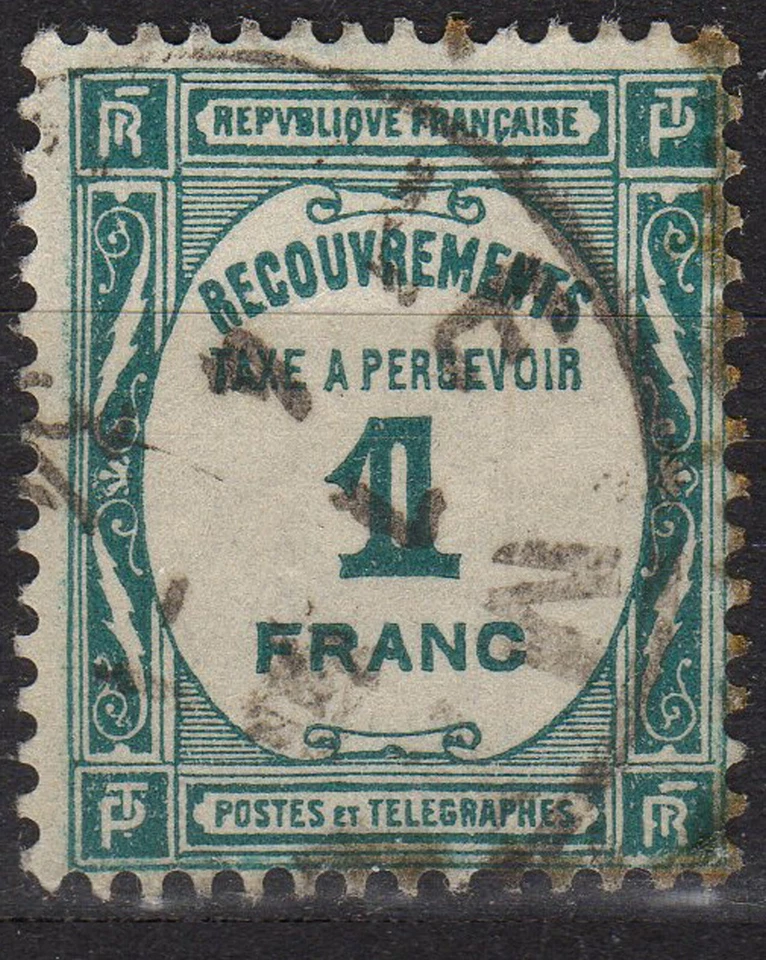 Lot 8 timbres taxe FRANCE 1950 à 1960 - Photo 2/4