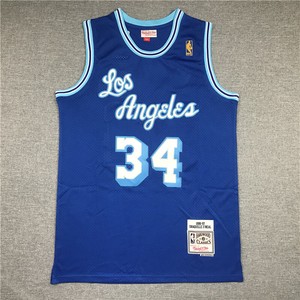 los angeles 34 jersey blue