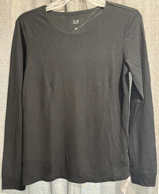 Gap Shirt Womens Large Modal Long Sleeve Tee Crewneck Basic Layer Piece NWT