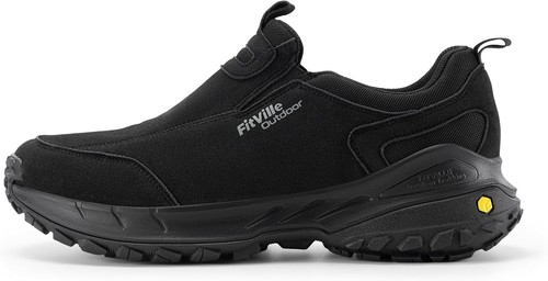 Mens Wide Toe Box Hiking Walking Shoes Slip On Loafer Arch Support Comfort - Zdjęcie 2 z 14