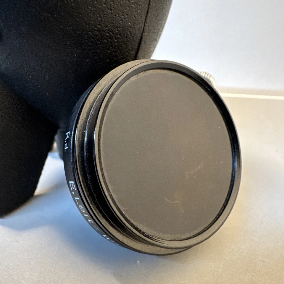 Vintage Leica E.Leitz A-36 Black Rim Dark-Red Infrared Film Rd a36 Filter - Image 4 of 4