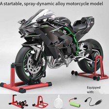 XLG 1:6 Scale Kawasaki H2R Alloy Motorcycle Model - Toy Vehicle with Start-Up
