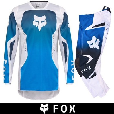 2026 Fox Racing Motocross MX Kit Combo Blue Storm MX Trikot & Hose