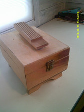 Vintage Shoe Shine Box with Supplies