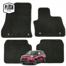 Car Mats For Fiat 500l 2013-2022 Tailored Custom Fit Black Floor Mat Set 500 L