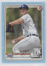 2020 Bowman Prospects Sky Blue 351/499 Franklin Perez #BP-63 sh7