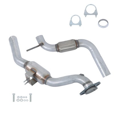 LABLT Catalytic Converter w/ Flex Pipe For Ford Mustang EcoBoost 2.3L 2015-2017
