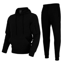 Men's Tracksuit 2 Pieces Sweatsuits for Men fleece Jogging Track Suits Sets H...