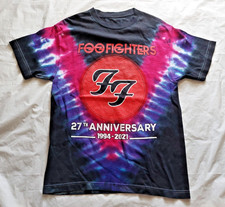 Foo Fighters 27th Anniversary 2021 Tie-Dye Concert Tour T-Shirt - Size Medium