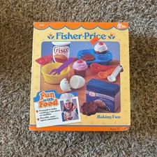 Vintage 1987 Fisher-Price Fun With Food Baking Fun Set 6502