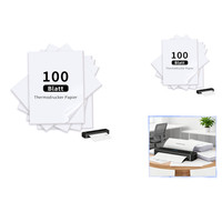 Thermopapier A4, 100 Blatt Thermodrucker Papier Druckerpapier