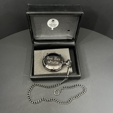 Mens Colibri Mechanical Pocket Watch Engraved  Best Man 4/26/08  