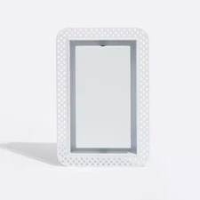 Flush Wall Vent (Lite) 4 In. X 10 In. White