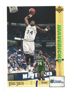 1991-92 Upper Deck NBA Basketball Dallas Mavericks Doug Smith
