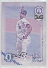 2018 Topps Gypsy Queen Missing Black Plate Reynaldo Lopez #205 fm0