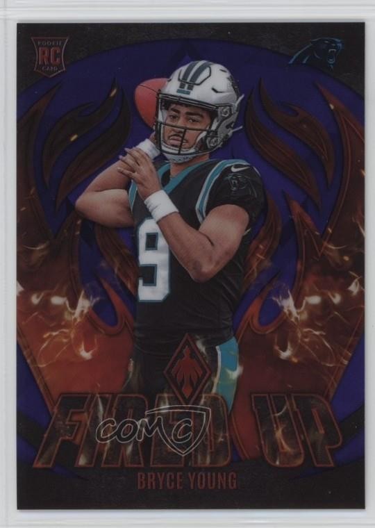 2023 Panini Phoenix Fired Up Purple 78/99 Bryce Young #FU-4 yl0