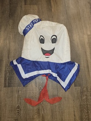 Ghostbusters Stay Puft Marshmallow Man Costume Mask Hat Adult Halloween Cosplay