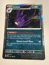 Crobat 051/086 Holo Rare Chaos Rising Pokemon Card NM 2026