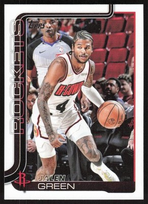 2025-26 Topps Jalen Green Basketball Card #175 - Houston Rockets