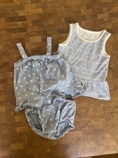 Carter  s Blue One Piece And Shirt Bundle 24m Toddler Cotton