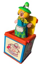 MATTEL Jack In The Box Mother Goose 1971 Opens Without Crank Vtg