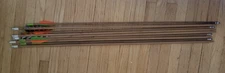 Wood Arrows 31" Field Tips Lot of 9 Vintage - USA
