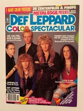 Def Leppard Lot Of 3  Magazines Out Of Print (Dedicated Issues) Rare