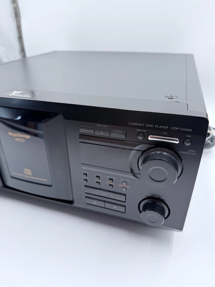 Reproductor de CD Sony CDP-CX400 400 CD cambiador de discos PARA REPUESTOS O REPARACIÓN Foto 3 de 4