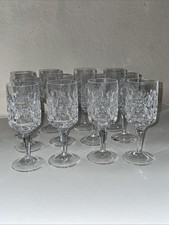 12 Peill Kristall Likör Gläser,H.13.5cm, D-4.5cm, Schwere Ausf.  + Muster
