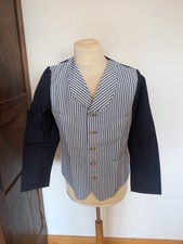 Veste Gilet de valet de service vintage vêtement de travail Bragard France T50