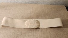 Ivory vintage 1980's belt