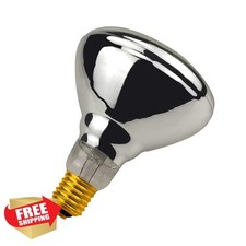 BONGBADA 2pk PAR38 Infrared Heat Lamp Bulbs E26 Base Food Brooder Pet