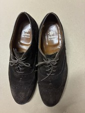 Classic Alden New England Wintip Oxford in Dark  Brown Sueded Size 8 B/D US