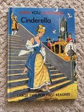 3rd 1985 Brimax Large Type Now you can read CINDERELLA Lucy Kincaid