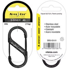 Double Gated Carabiner, 2-5/8 In., Black