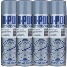 Isopon U-Pol Powercan Etch Primer Spray Paint Aerosol 500ml UPOL Rust x 4