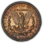 1904 $1 Morgan Silver Dollar - Vibrant Toning - AU - SKU-D7794