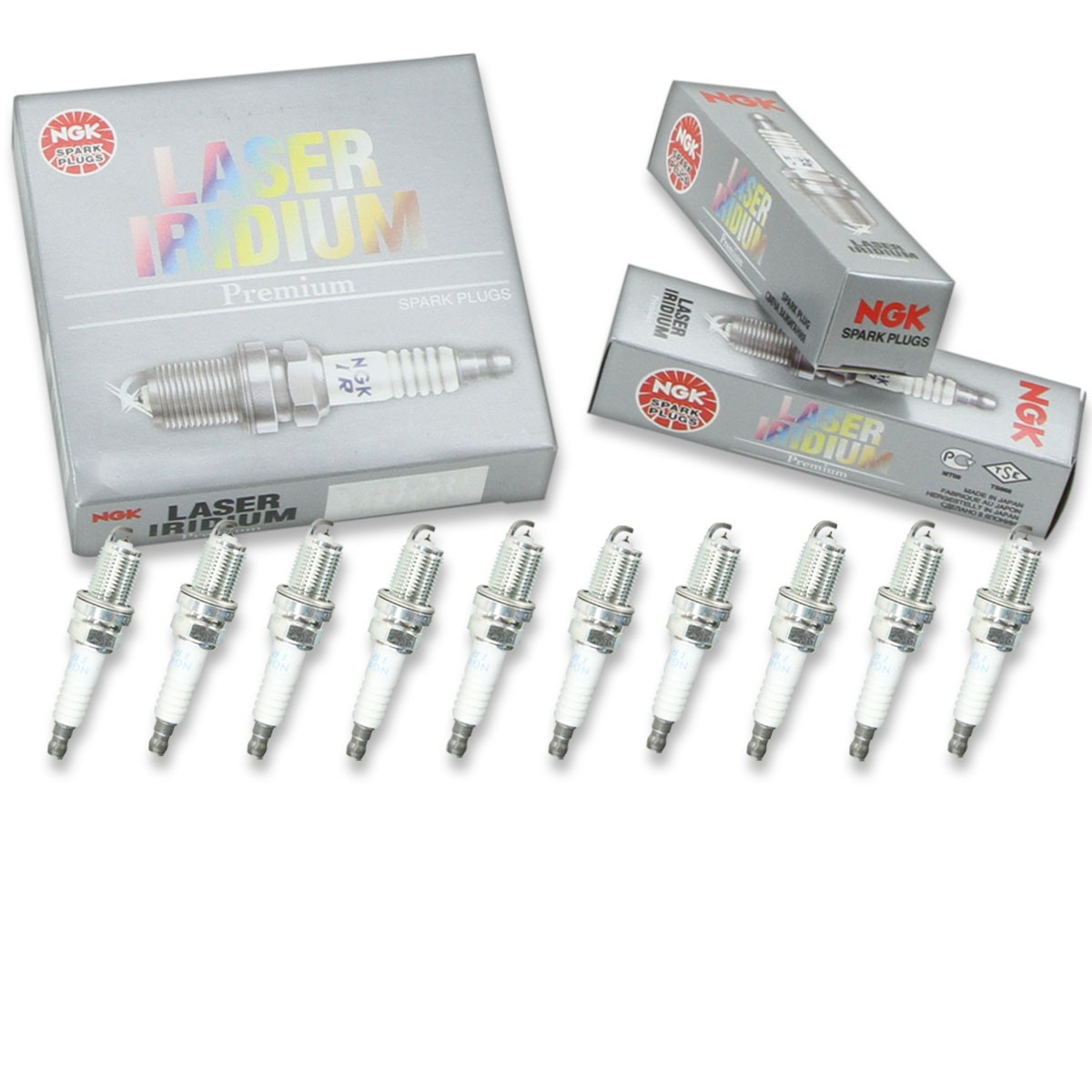 10 pc NGK 7746 IFR7G-11KS Laser Iridium Spark Plugs for SK22PR-M11S rq