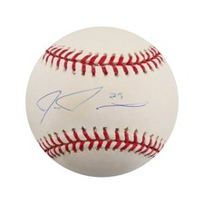 Ike Davis Mets Autographed Signed OML Baseball (Steiner Holo/MLB Auth #LH940754)