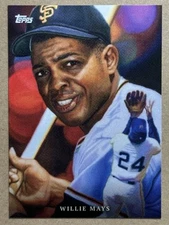 2022 Topps Game Within The Game #7 WILLIE MAYS by Paul Jennis Giants