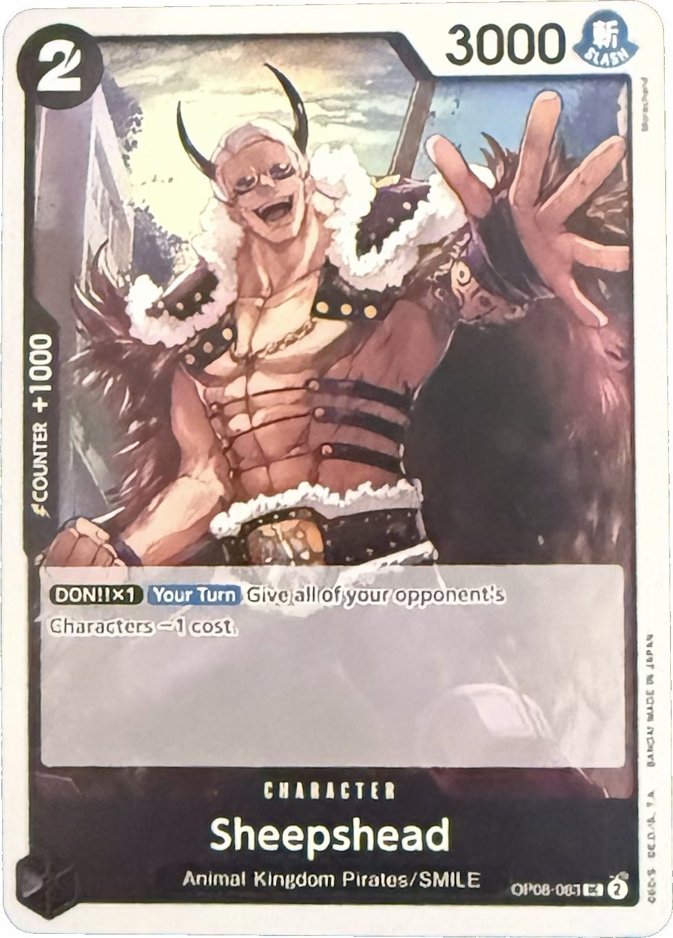 One Piece Card Game Sheepshead OP08-083 UC Two Legends Japanese