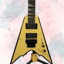 Yellow Electric Guitar Lindenwood Fingerboard with HH Pickups Mahogany Body