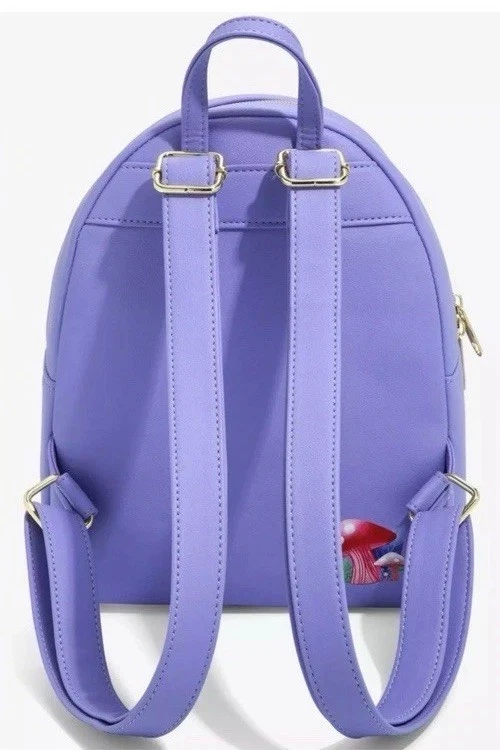 Mini Mochila Disney Loungefly Púrpura Alicia en el País de las Maravillas Oruga Nueva con Etiquetas Foto 3 de 4