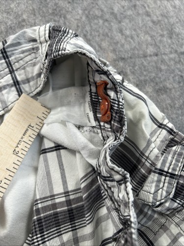 Lee Dungarees Cotton Cargo Bermuda Shorts Boys 18 Husky Windowpane Plaid Lot Of4 - Picture 12 of 19