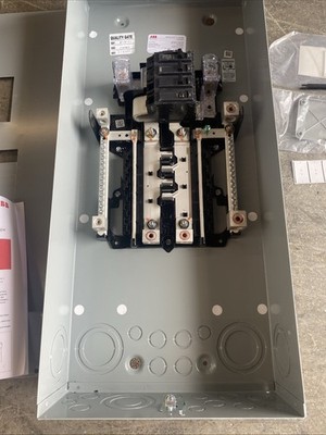 ABB 200A 8 Space 16 Circuit Outdoor Main Breaker PON Load Center, PAM0820RFL